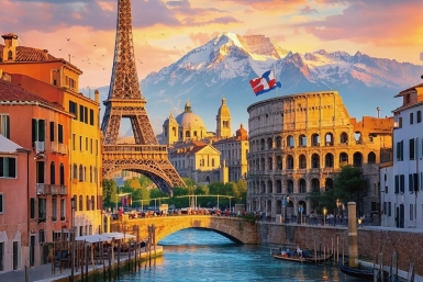 Western Europe 10D8N Tour 35pax-above
